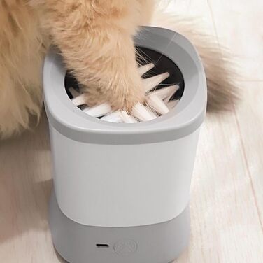 Автоматичний очищувач лап для собак | Очищувач лап для догляду за тваринами, 2 швидкості, захист від бризок, аксесуари для догляду за лапами після прогулянок, походів, кемпінгу