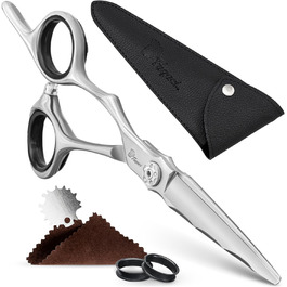 Професійна фен-ножиці для волосся Fagaci 6 дюймів (ліва рука), японська сталь, надзвичайно гострі леза, для перукарів