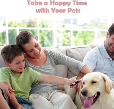 Щітка для собак PETPAWJOY: видалення шерсті, масаж, для малих порід, цуценят, Yorkie, Пудель, кроликів, котів, рожева