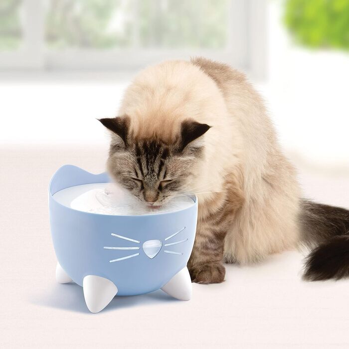 Питний фонтан Catit Pixi для котів, 2,5 л, синій