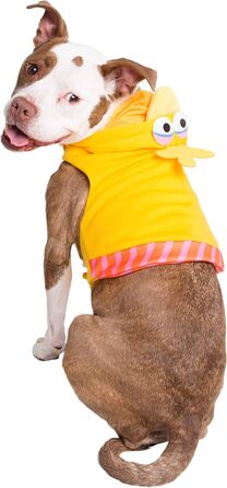 Костюм для собак Сезам вулиця (Big Bird) - теплий худі для собак, розміри S, M, L, XL - ідеально для Хелловіну, вечірок, фотосесій, подарунок для собаківника