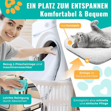 LOVPET® Транспортна переноска для собак та котів, 60x42x44 см | Складана переноска для тварин з мискою та плечовим ремінцем | для котів та собак, Бежевий M