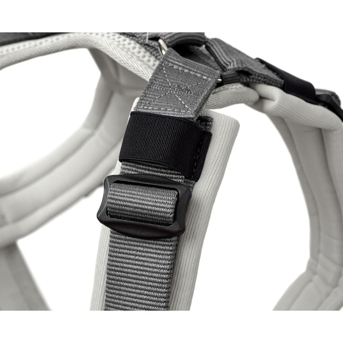 Нашийник для собак HUNTER Hundegeschirr Maldon UP, світло-сірий/сірий, м'який, комфортний, з 3M Scotchlite, 4-ступенева регулювання, з м'яким ручним захопленням (від S-M), розмір XS світло-сірий/сірий