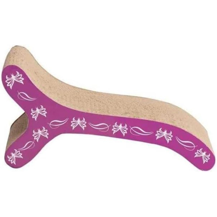 Кігтечка для котів Catit з картонної гофрованої гондоли з котячою м'ятою, S-подібної форми