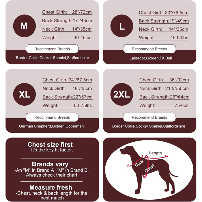 Пуловер для собак великих порід, теплий халат для домашніх тварин, пуловер з високим коміром для осені та зими, в'язаний для Golden Retriever, Labrador, Dobermann, червоний, Getaway Solids