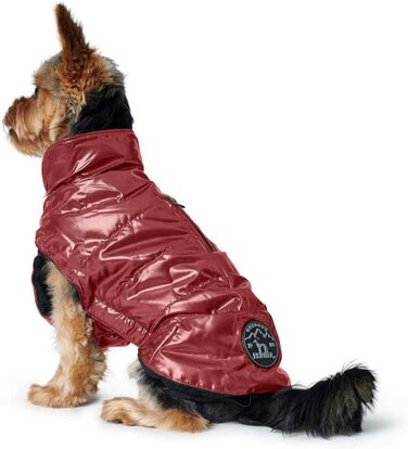 Зимовий теплий одяг для собак HUNTER Tampere - водонепроникний, з флісовою підкладкою, червоний (50)