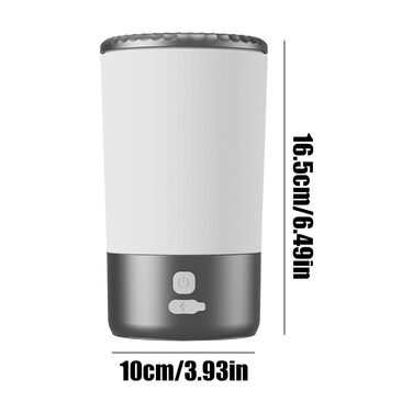 Електричний очищувач лап для тварин | Автоматичний набір для миття лап | Для собак, котів, цуценят | Чорно-білий