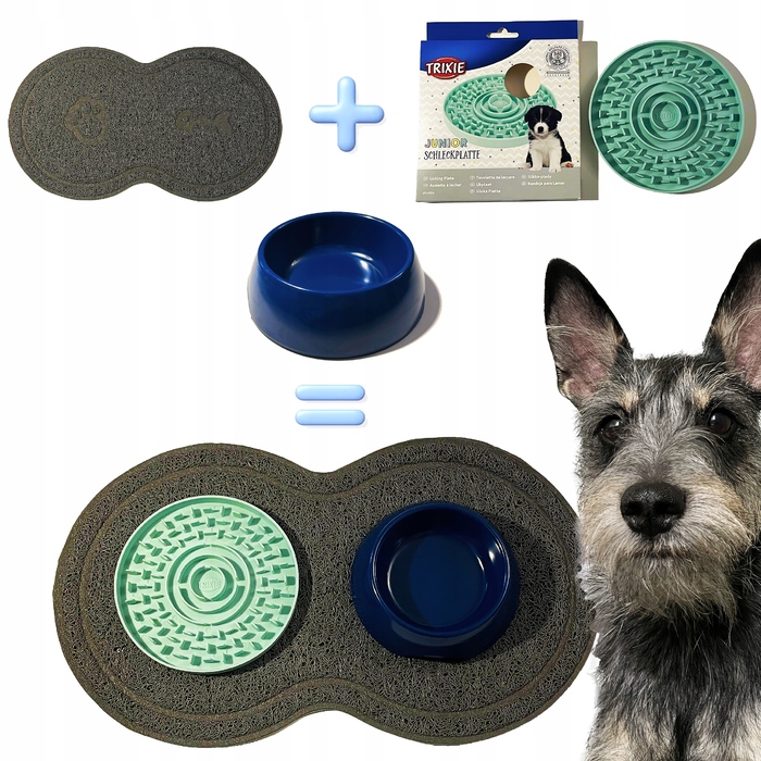 Лизальний килимок-піднос Trixie для собак Licking Plate, 15 см, для сповільнення їжі