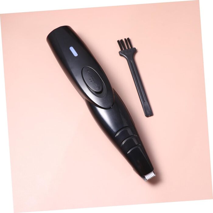 UKCOCO Тример для собак та котів: безпечний електричний триммер для стрижки подушечок лап, без олії, чорний