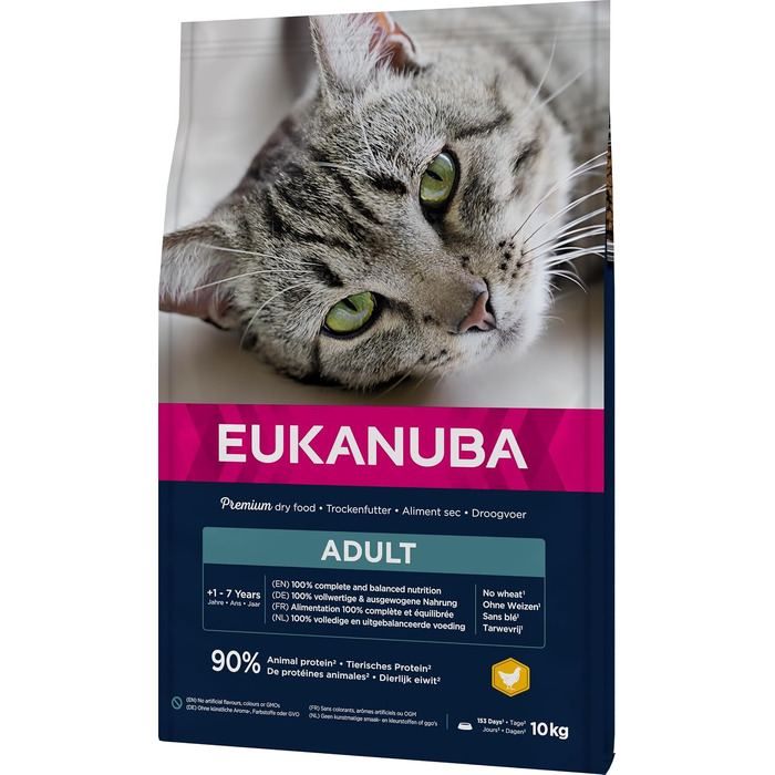 Сухий корм для котів Eukanuba з свіжим куркою, 10 кг