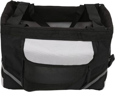 Фарбований кошик для собак, 15 x 11 x 9,8 дюймів, знімний водонепроникний велосипедний кошик-сумка, переноска для маленьких та середніх тварин, котів та собак