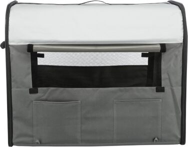 Мобільний переносний вольєр Trixie 39704, середній, 55×65×80 см, сірий