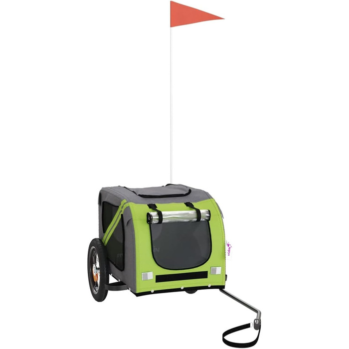 Причіп для велосипеда Gecheer для собак, оксфордська тканина та сталевий каркас, комфортний та міцний причіп для велосипеда для велопрогулянок та подорожей