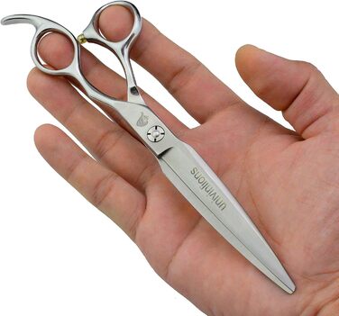 Швейцарська професійна ножиці для грумінгу домашніх тварин, 7 дюймів (21 см). Ідеально для собак та котів.