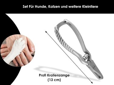Професійна кусачка для обрізання кігтів собак та котів - інструмент для грумінгу з нержавіючої сталі