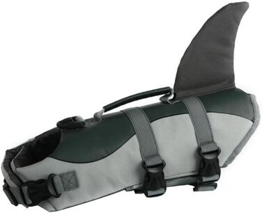 Світшот для собак HALAWAKA, професійний жилет для плавання, тренувальний одяг для тварин, з ручкою для підйому, косплей (XS, акула)