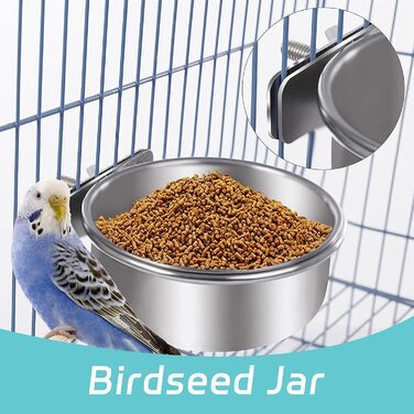 Годівниця та миска для гризунів та птахів Vogelkäfig-Futterstation, 2 шт.