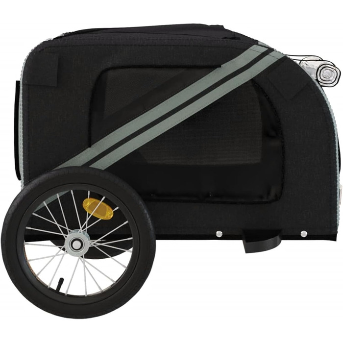 Фаркоп для велосипеда Gecheer для собак, міцний сталевий каркас, оксфордська тканина, дах з ПВХ, для безпечних та комфортних поїздок з домашніми тваринами