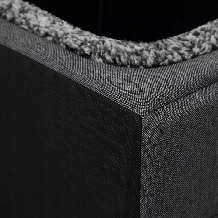 Тепла будка для собаки з хутряним підстилкою та подушкою, середній розмір R3 46x52 см