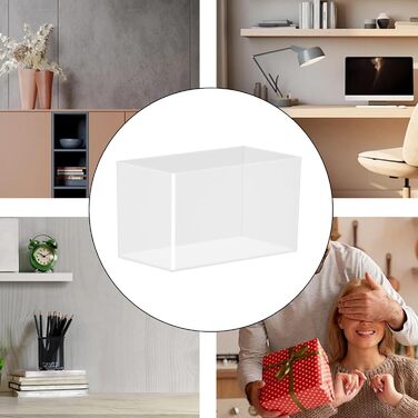 Акваріум Luckxing 29x15x15 см: прямокутний, без рамки, для риб та рослин