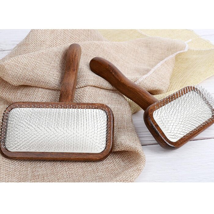 Дерев'яна щітка для котів та гребінець для собак VALICLUD: м'яка турбота про шерсть, масаж та здоров'я тварин