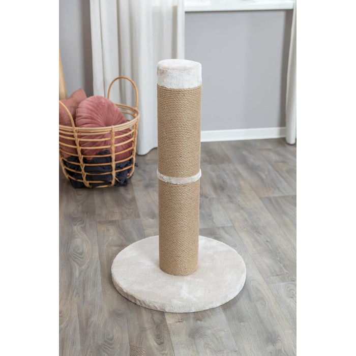 TRIXIE Rue когтеточка для великих котів 80 см, беж, м'яка основа, сизалевий канат