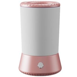 Електрична мийка для лап собак, USB-зарядка, для маленьких, середніх та великих собак, білий/рожевий колір