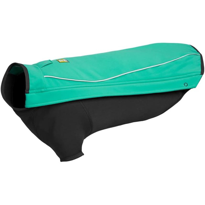 RUFFWEAR Cloud Chaser Jacket - тепла та водонепроникна куртка для собак з рукавами (Aurora Teal, M)