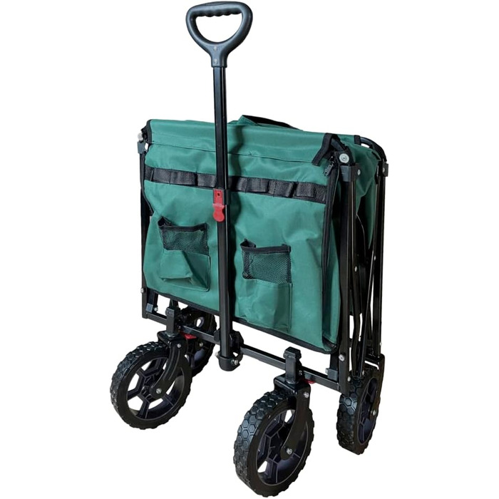 Фросал Візок для собак Бруно, зелений, складний | Транспортний візок для тварин