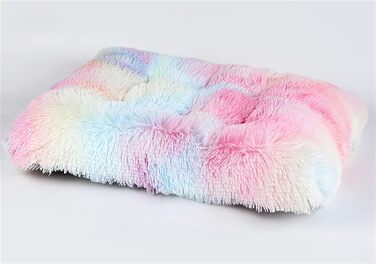 Крісло-ліжко для собак та котів LIVEINU з штучного хутра, прямокутне, плюшеве, XL (2XL 109x72x12 см), кольоровий градієнт