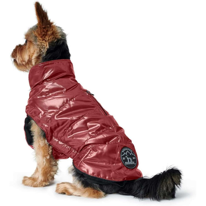Зимовий теплий одяг для собак HUNTER Tampere - водонепроникний, з флісовою підкладкою, червоний (50)