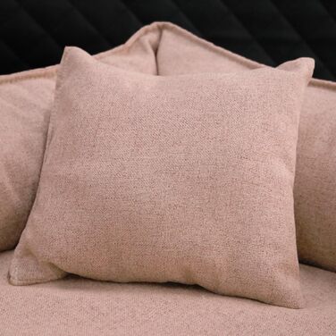 Ортопедичне собаче ліжко Tierlando® Goofy Couture з захистом для матраца, знімний чохол з меблевої тканини, для собак середніх та великих порід, 90x75 см, колір: пудрово-рожевий