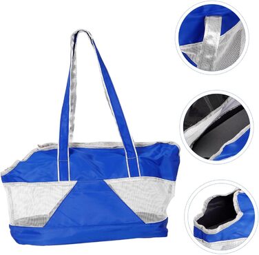 Складана переносна сумка для тварин Ganazono з оксфордської тканини. Дихаюча, з циркуляцією повітря, практична сумка на плече для котів та собак. Легко чиститься та зручна в подорожах.