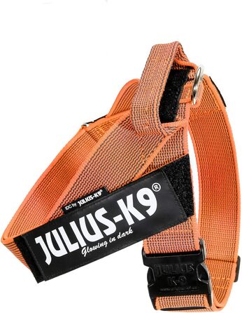 Шлея Julius-K9 Color & Gray для собак, нейлон, регульована