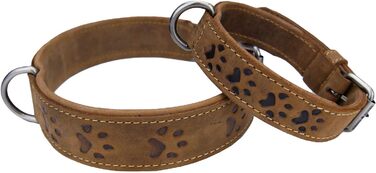 Нашийник для собак Greenburry Vintage з натуральної шкіри, 55 см, розмір M