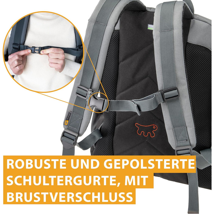 Рюкзак для собак та котів Ferplast Voyager Backpack, сірий, M-L