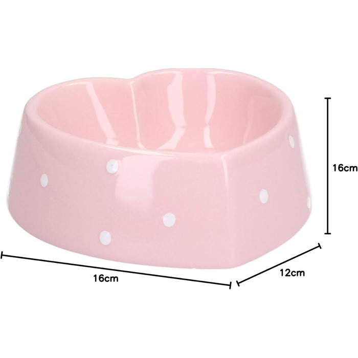 Миска для собак AB Tools, рожева, 15 см, 300 мл