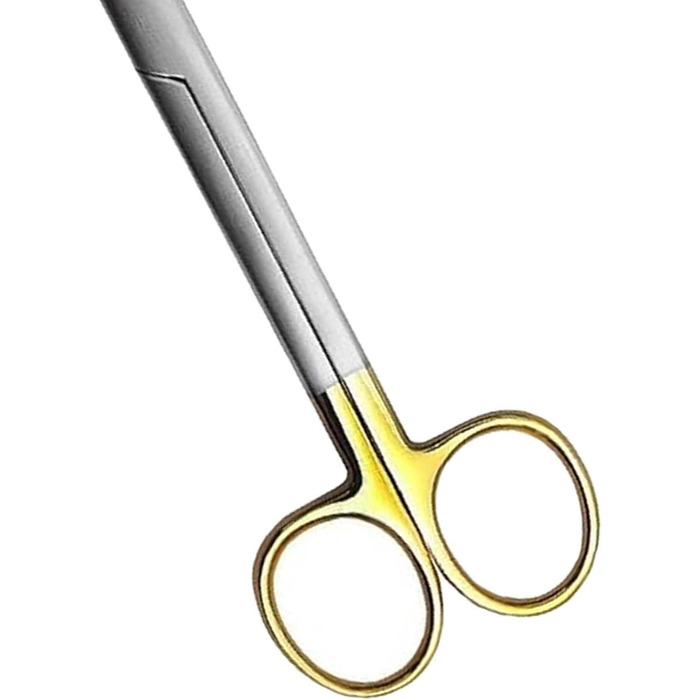 Хірургічні ножиці для перев'язки - 17 см, вигнуті, тупі кінці, з нержавіючої сталі. Підходять для котів та собак. Mayo Dissecting Blunt Scissors