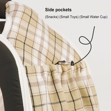 Транспортна сумка для маленьких тварин: переноска для собак, котів, шиншил | Переноска для хом'яків, кроликів, морських свинок, аксесуари для подорожей (Армійний зелений)