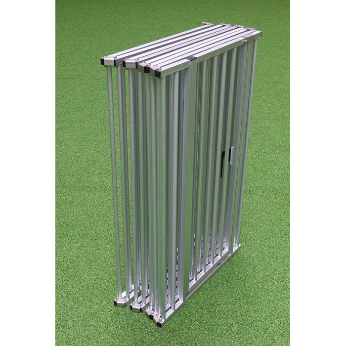 Callieway® Розкладний загін для цуценят ALUZAUN Safety Pro' 8-секційний (100x65 см) для вирощування, заходів та кемпінгу