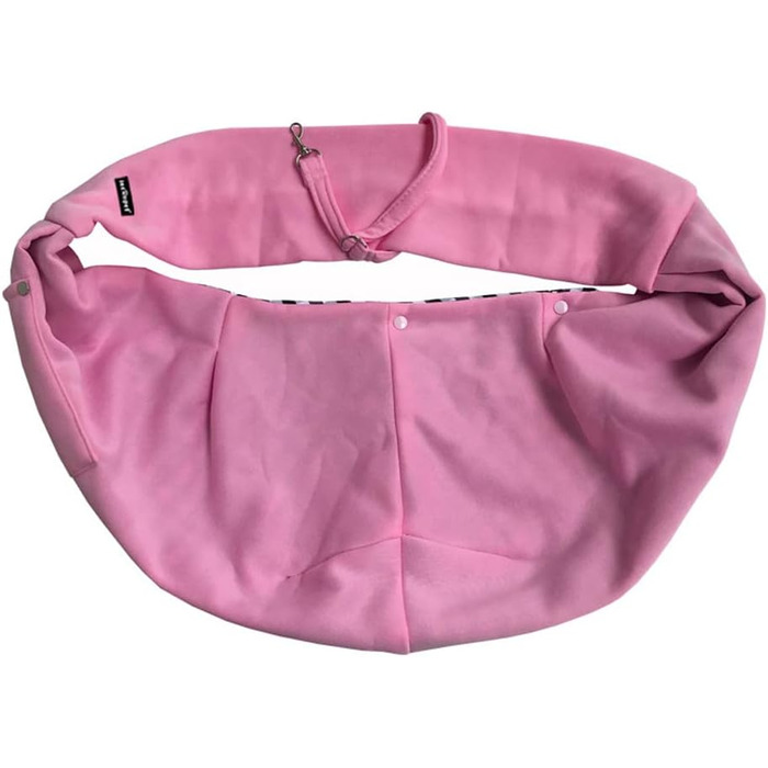 Сумка-переноска для собак Leconpet, сумка-переноска на плечі для домашніх тварин з кишенею для телефону, надійна застібка, замок безпеки, підходить для цуценят, маленьких собак та котів для подорожей на відкритому повітрі (Морський) (Рожевий)