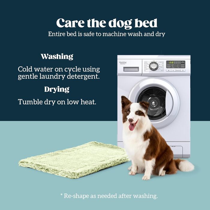 Міцне собаче ліжко Stoutwool – м'яка підстилка в переноску для собак – надійна підстилка для собачих будок, стійка до кусання – можна прати, ідеально підходить для маленьких порід, розмір 119 x 74 x 5 см