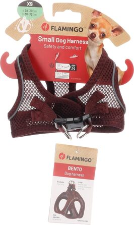 Шлейка для собак середнього розміру Flamingo Step&Go Bento (фіолетовий, XS)
