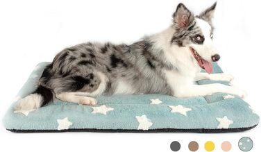 Mora Pets Лежак-матрац для собак та котів, м'яка підстилка для великих собак і цуценят, для будки, клітки 91,4 см, зірковий принт, прана, для затишку