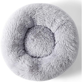 Кругле м'яке ліжко-подушка для собак та котів середнього розміру, 55x55x15 см