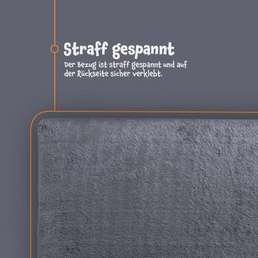 М'яке ліжко для котів Bestlivings на підвіконня, сіре (45x28 см), ліжко для котів, котяча лежанка, ковдра для котів