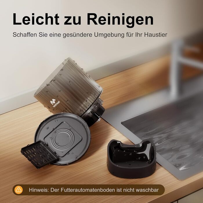 Автомат годування котів IMIPAW 5G WiFi, керування через додаток, 4L, для котів та собак