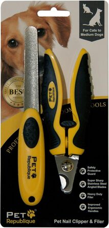 Триммер для нігтів собак Pet Republique - великий, з пилозбирачем та захистом