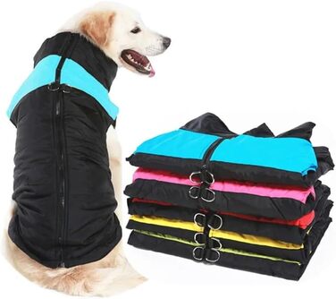 Зимовий одяг для собак, теплий, водонепроникний, для великих, середніх та маленьких собак, Golden Retriever (зелений, розмір 3XL), зелений 3XL