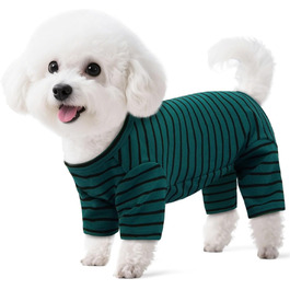 Піжама для собак LETSQK, теплий термокостюм для собак, флісовий халат, еластичний, для прання в машині, крій 